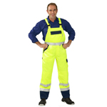 Warn-/Wetterschutz Regen-Latzhose 2-farbig